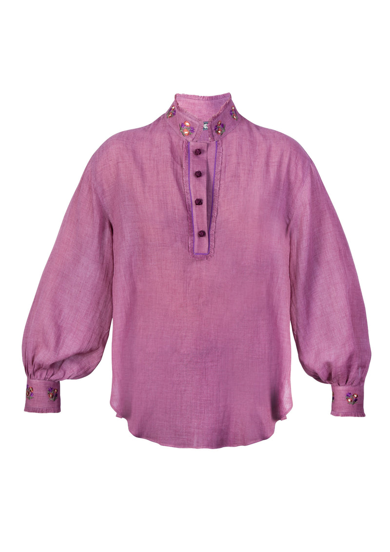 Boteh Blouse - Plum Blouses Rosewater House 