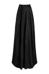 Persica Maxi Velvet Skirt - Black Bottoms - Skirts Rosewater House 