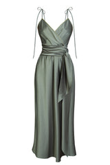 Ojas Dress - Army Green Dresses Rosewater House 