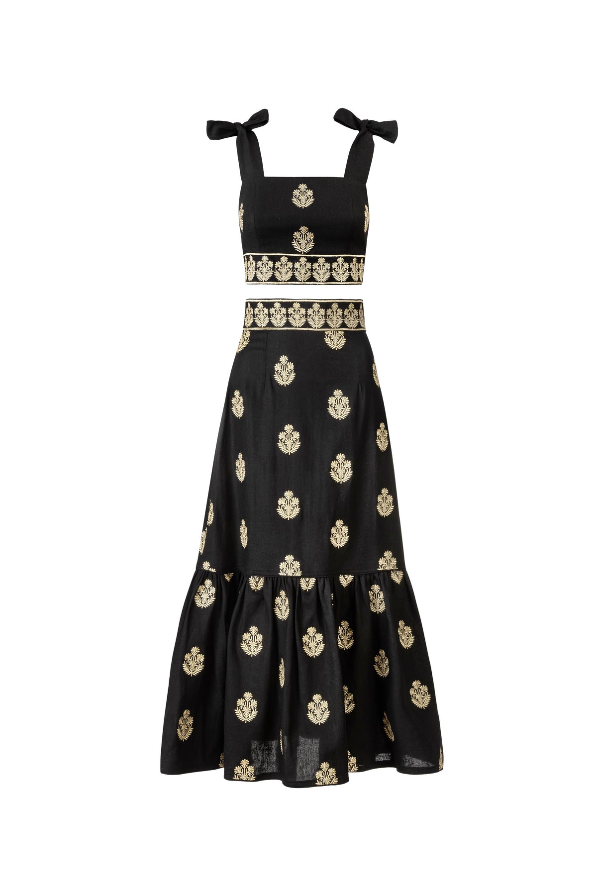 Begum Set - Black & Gold ; SAMPLE Rosewater House