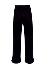 Mahtab Straight Leg Velvet Pants - Black Accessory - Belts Rosewater House