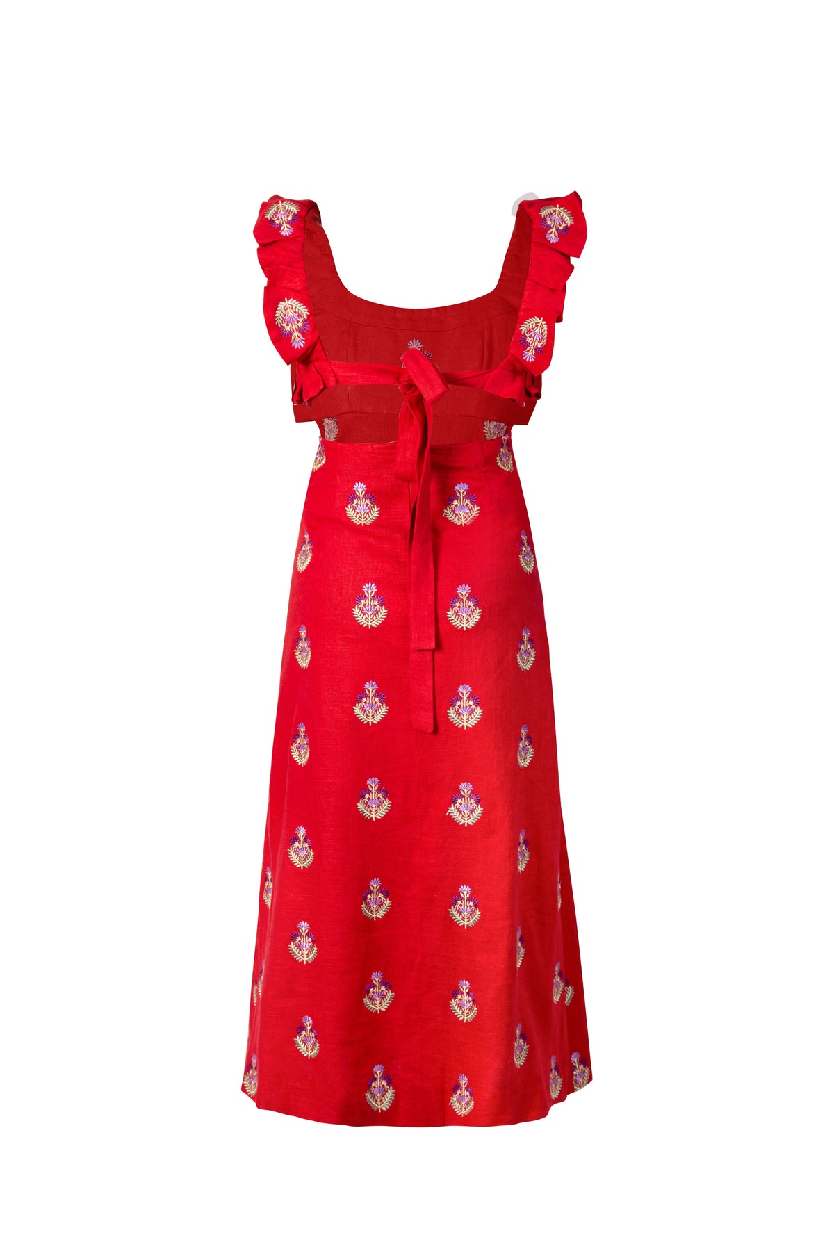 Malika Dress - Red Dresses - Formal Rosewater House