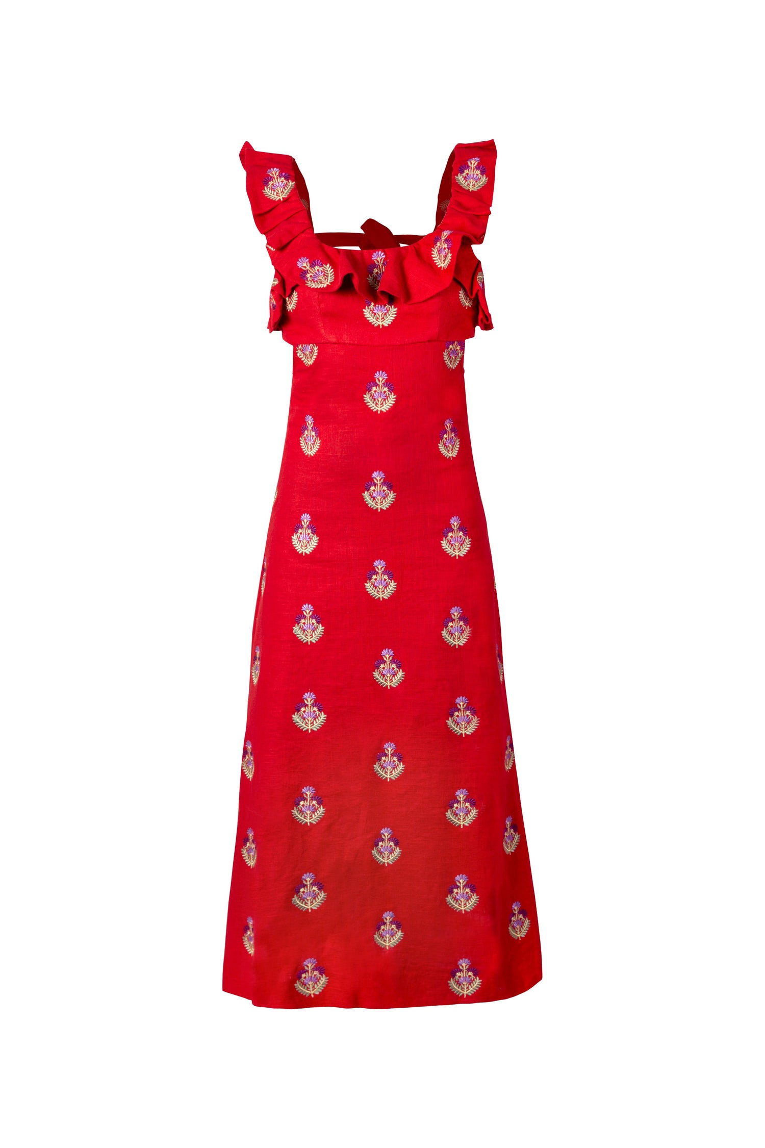 Malika Dress - Red Dresses - Formal Rosewater House