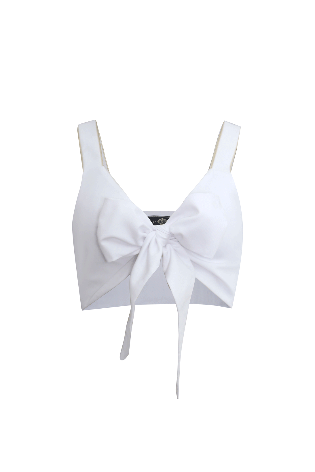 Sarah Crop Top - White Tops Rosewater House