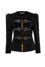 The Coco Jacket - Black & Black Jacket Rosewater House