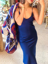 Darya Slip Dress - Cobalt Dress RoseWaterHouse 