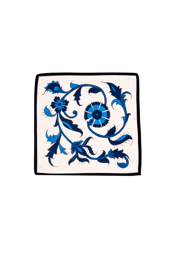 Isfahan Hand Painted Napkins - Blue RoseWaterHouse 