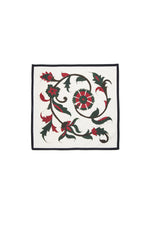 Hand-Painted Isfahan napkin - Holiday Combo Rosewater House