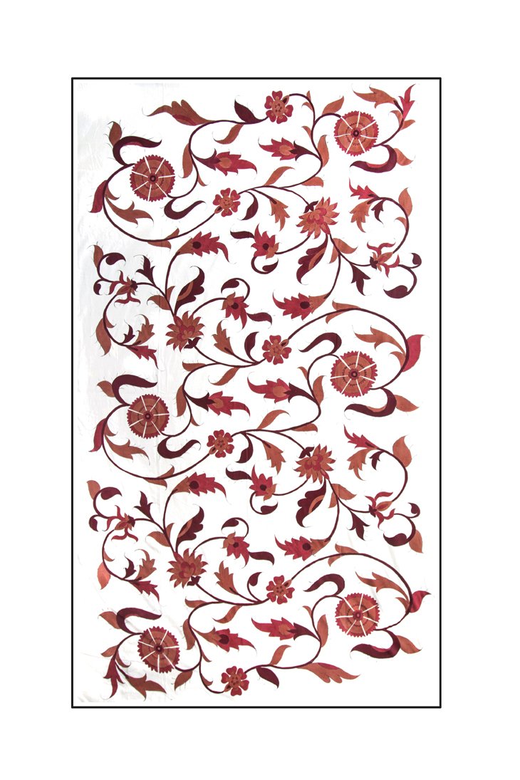 Isfahan Hand Painted Tablecloth - Red RoseWaterHouse 