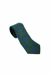 Embroidered Shah Tie - Blue & Teal Rosewater House 