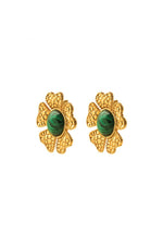 Sogol Earrings - Malachite earrings Rosewater House