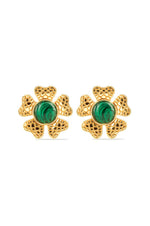 Sogol Earrings - Malachite earrings Rosewater House