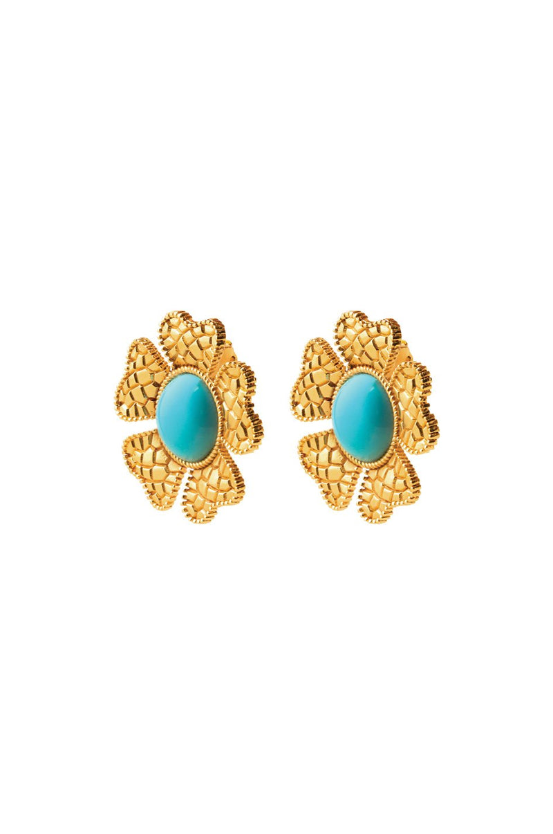 Sogol Earrings - Turquoise earrings Rosewater House 